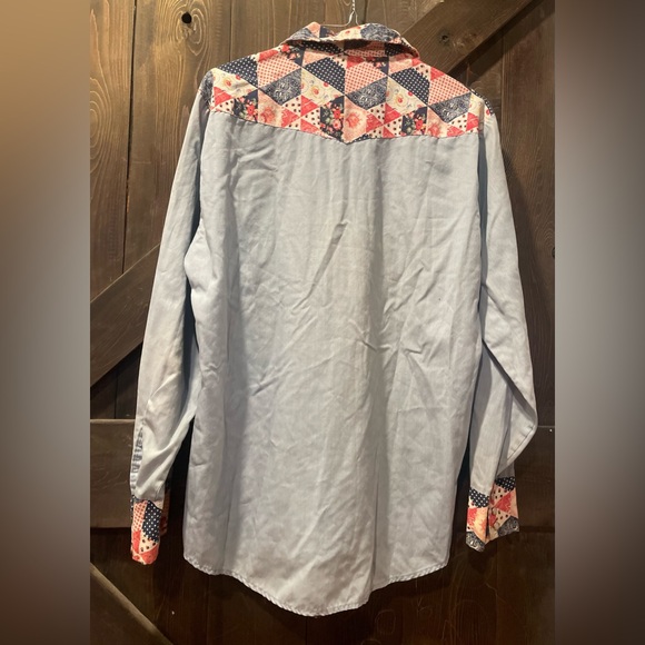 Vintage 70’s Cowboy button down shirt - Picture 6 of 6